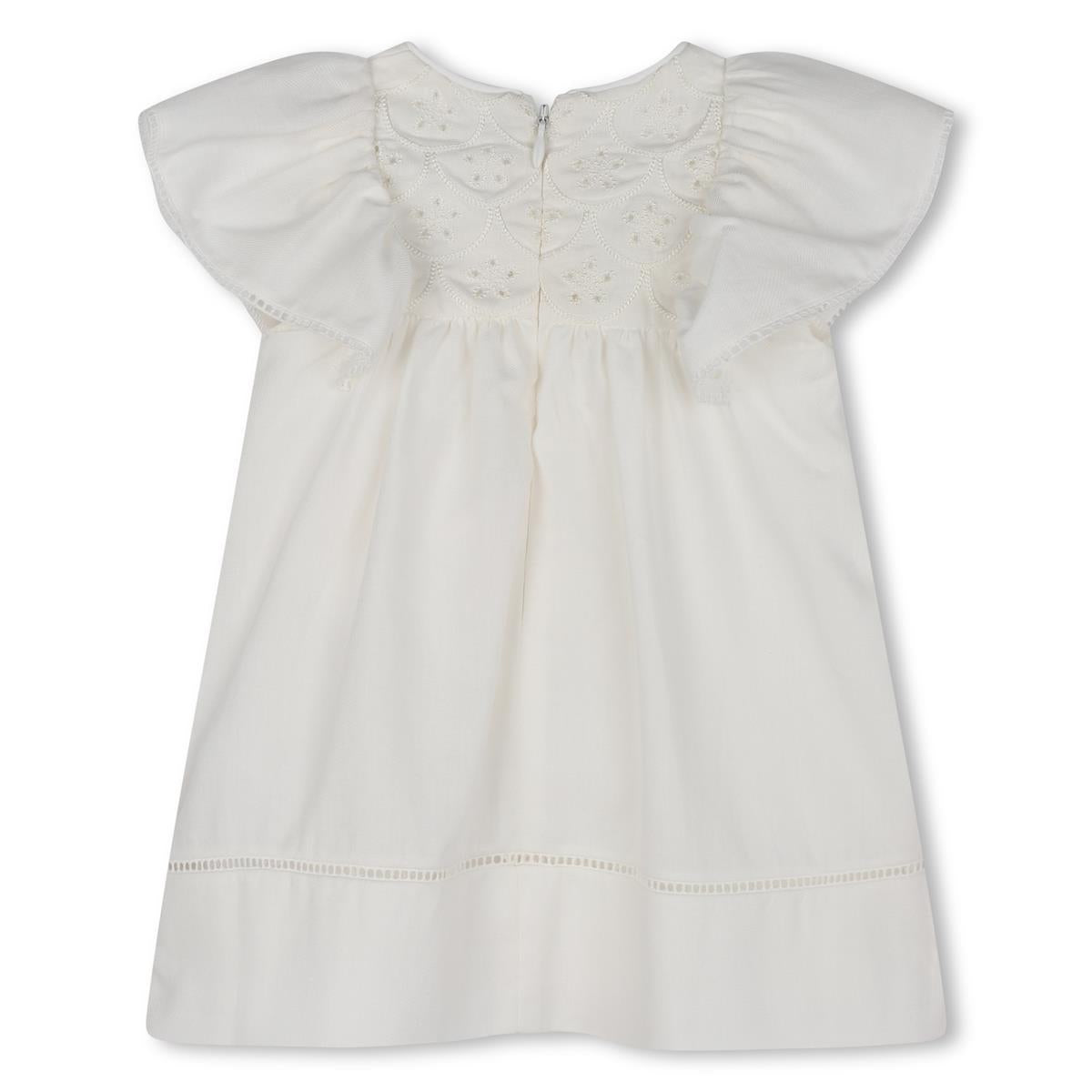 Baby Girls White Cotton Set