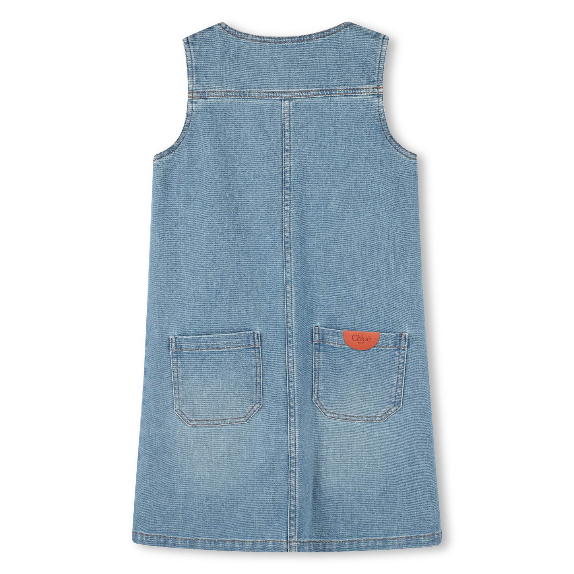 Girls Blue Denim Dress