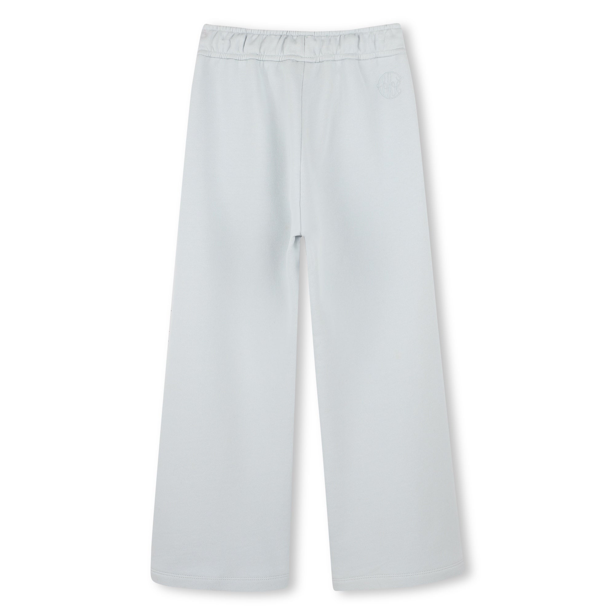 Girls Light Blue Cotton Trousers