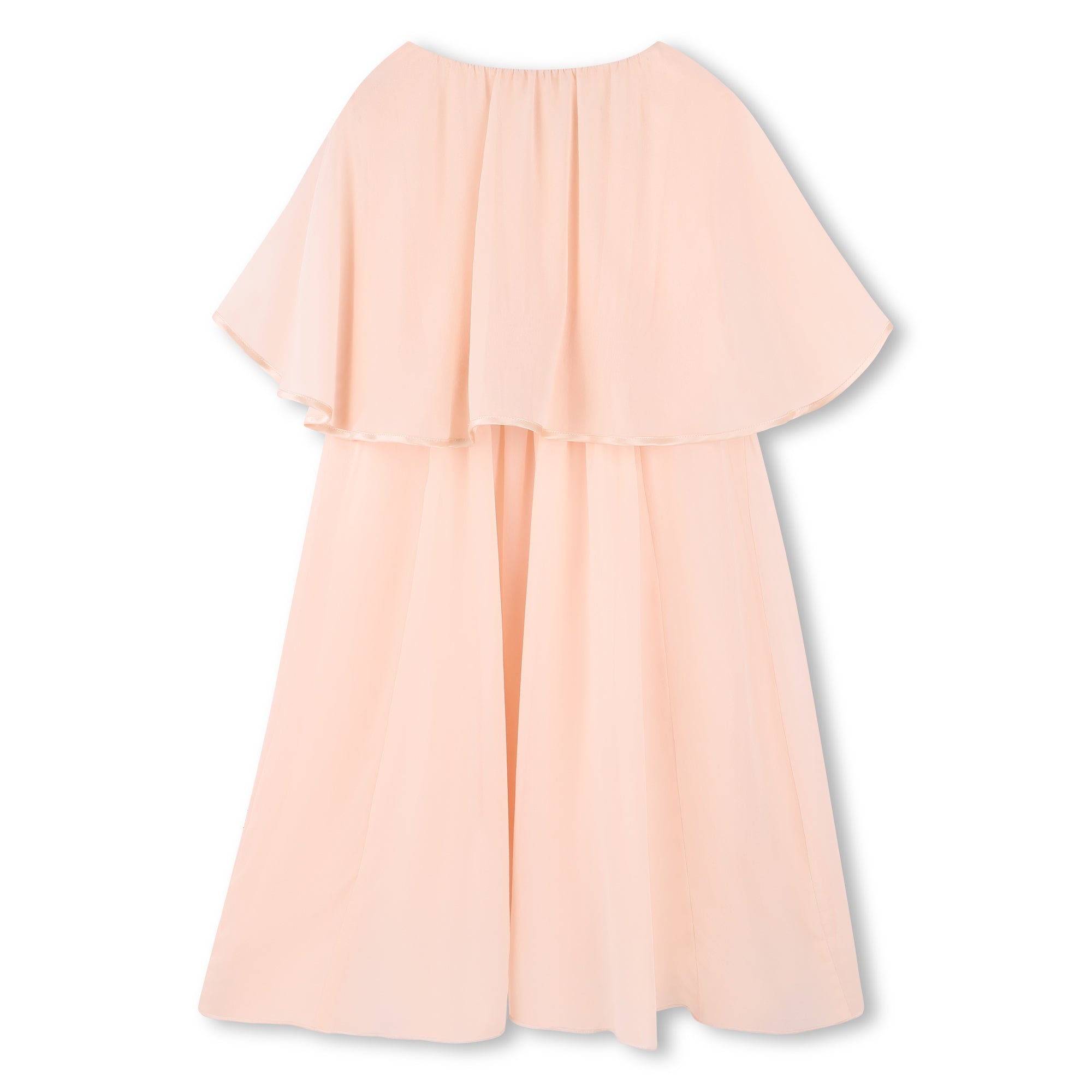 Girls Pink Silk Dresses