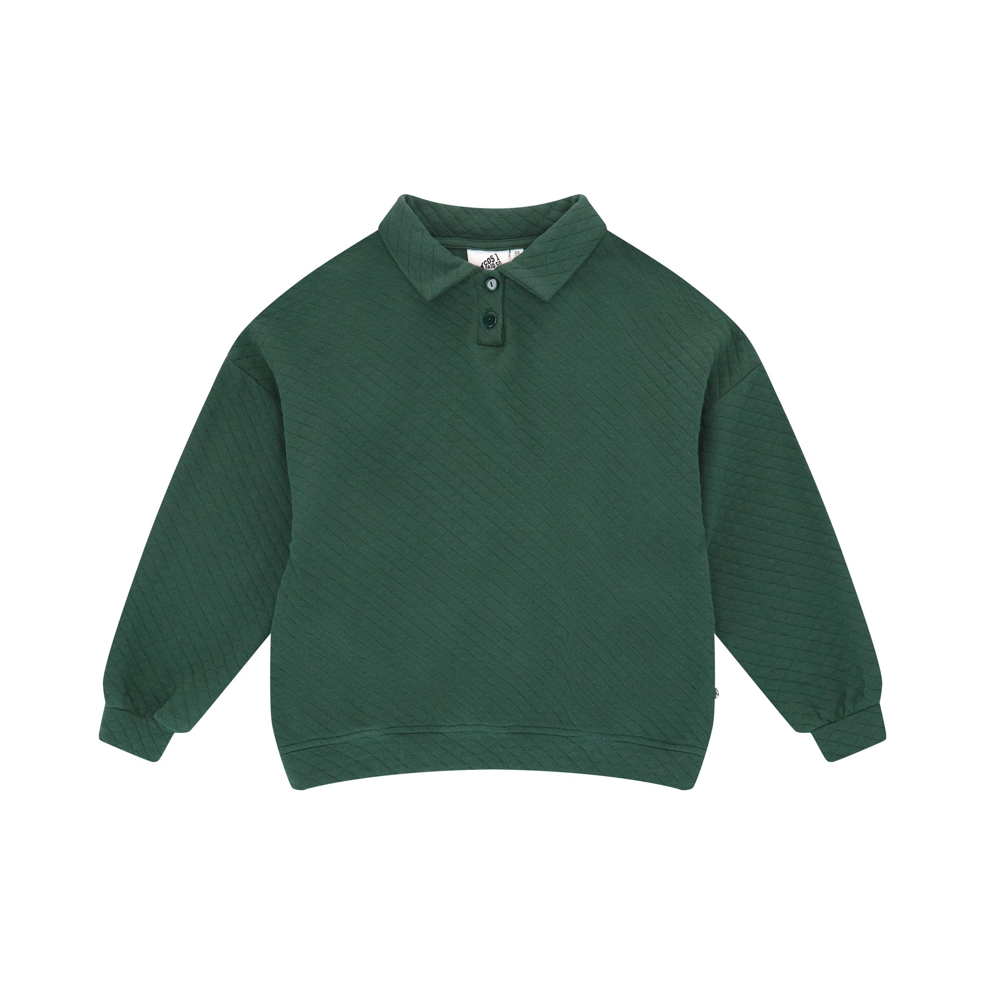 Boys & Girls Green Cotton Sweatshirt