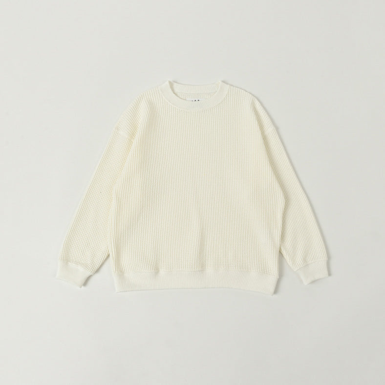 Boys & Girls White Cotton Sweater