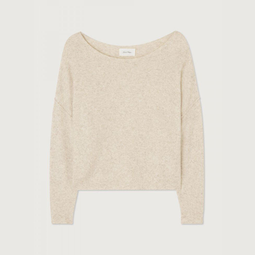 Women Beige Knit Sweater