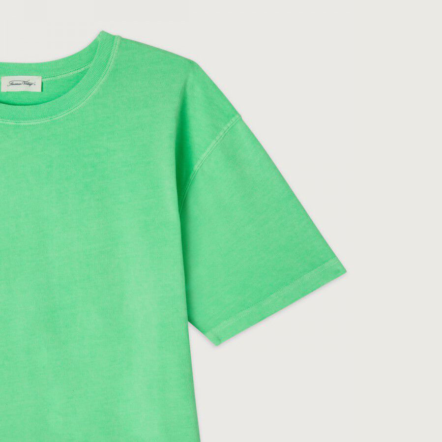 Women Green Cotton T-Shirt