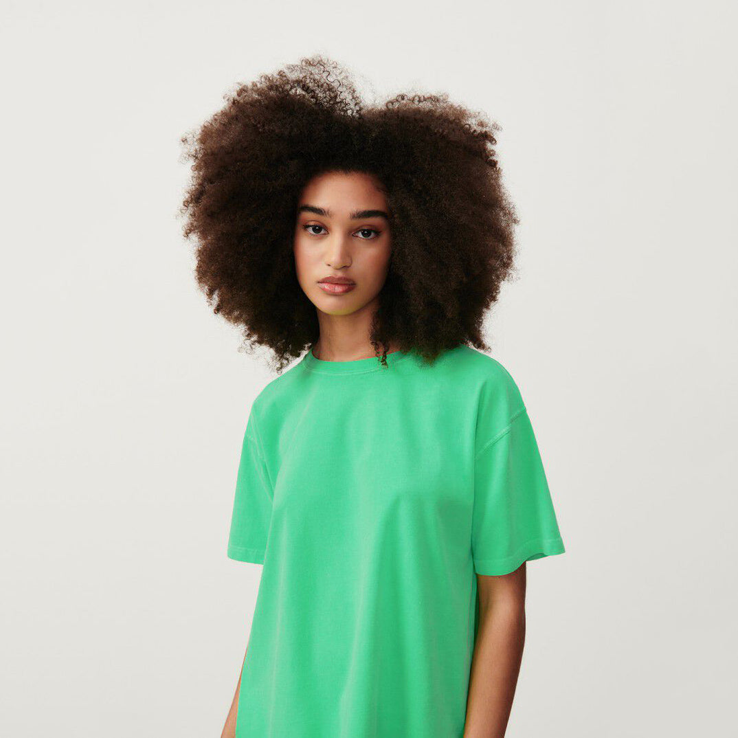 Women Green Cotton T-Shirt