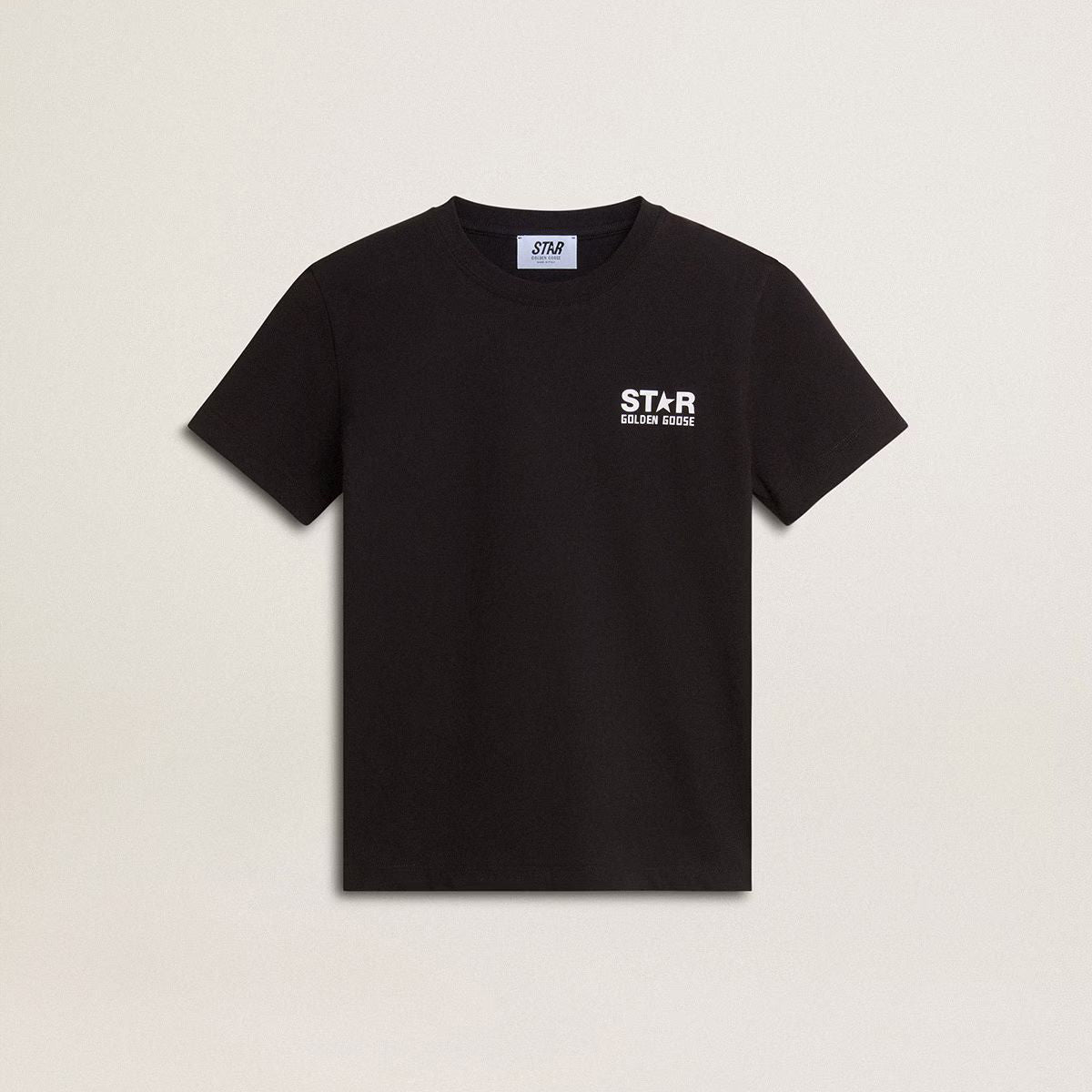 Boys Black Cotton T-Shirt