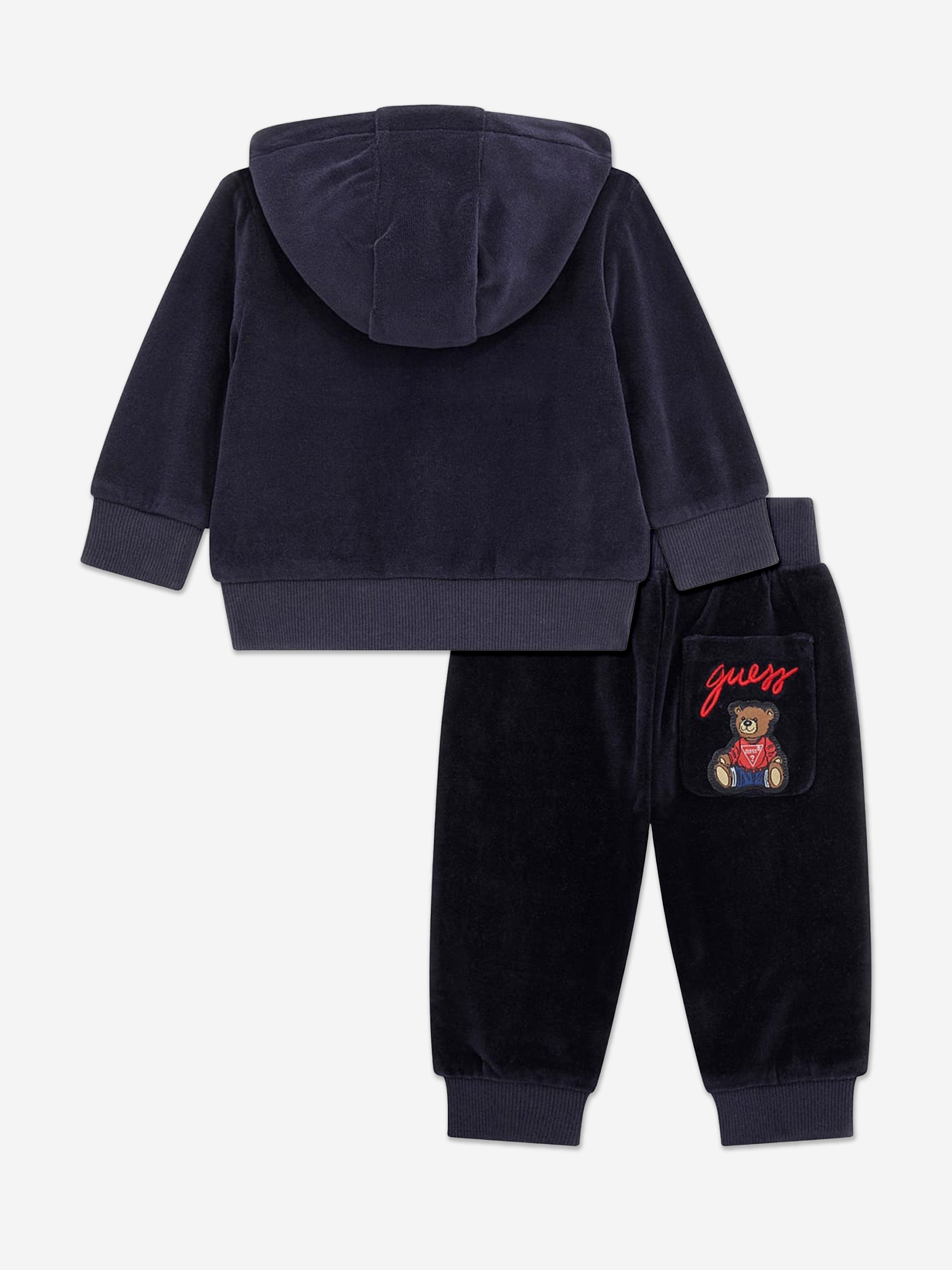 Baby Boys Teddy Bear Logo Tracksuit in Blue