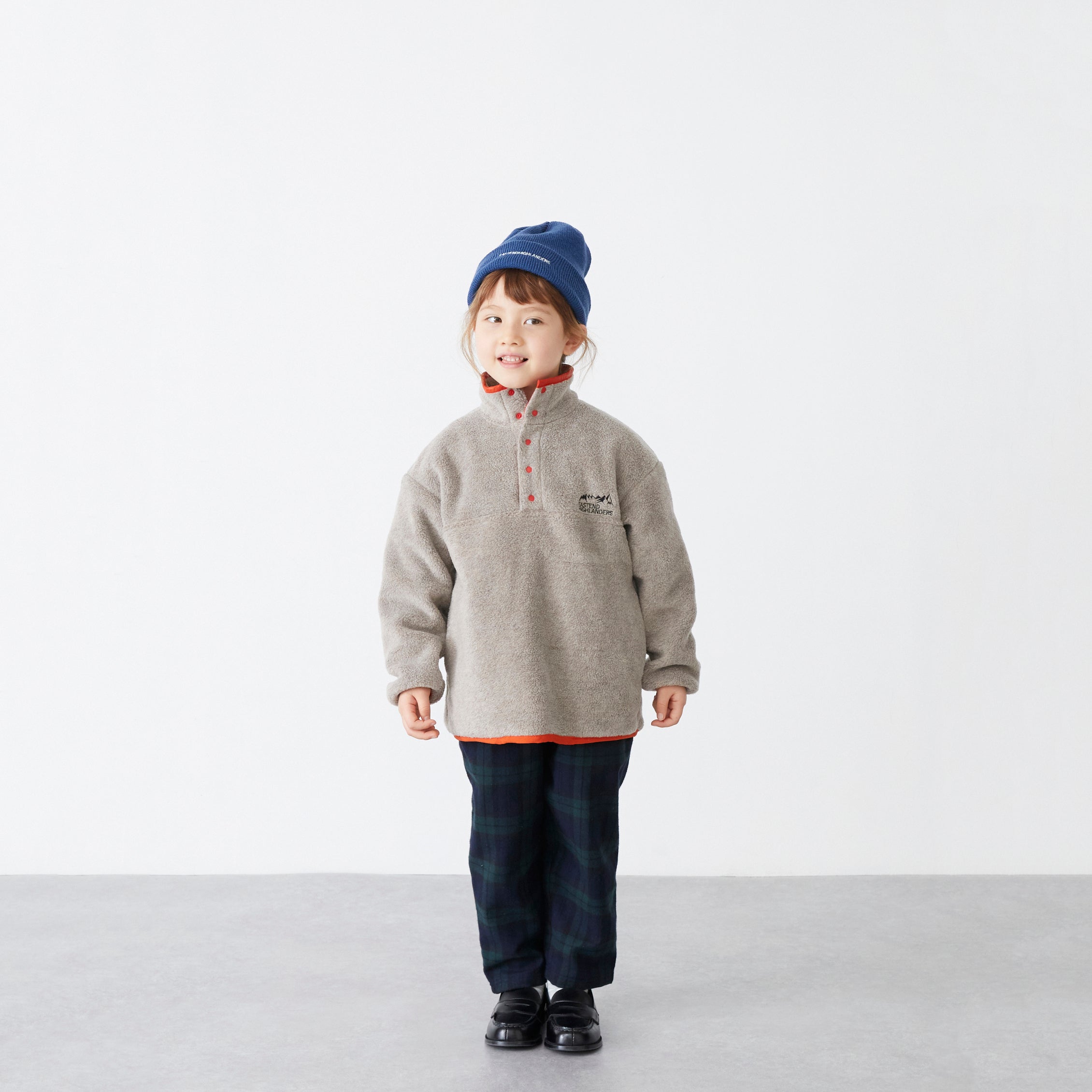 Boys & Girls Beige Logo Fleece Sweatshirt