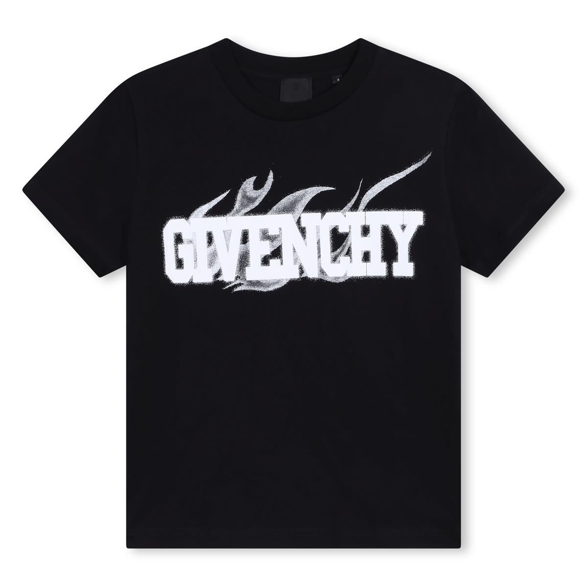 Boys Black Cotton T-Shirt