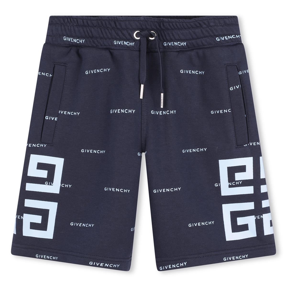 Boys Blue Cotton Shorts