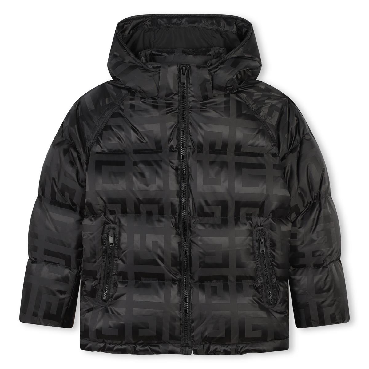 Boys Black Padded Down Jacket