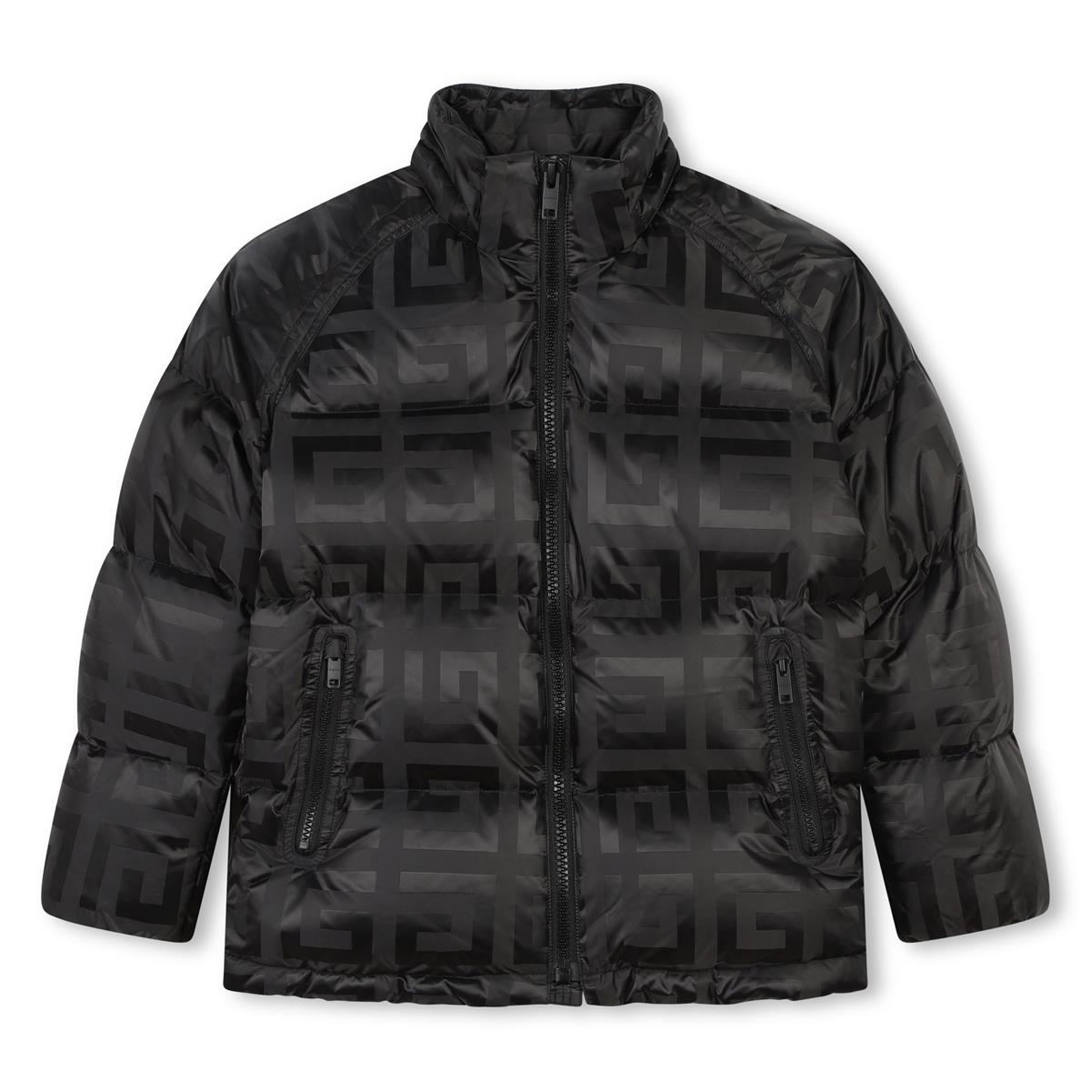 Boys Black Padded Down Jacket