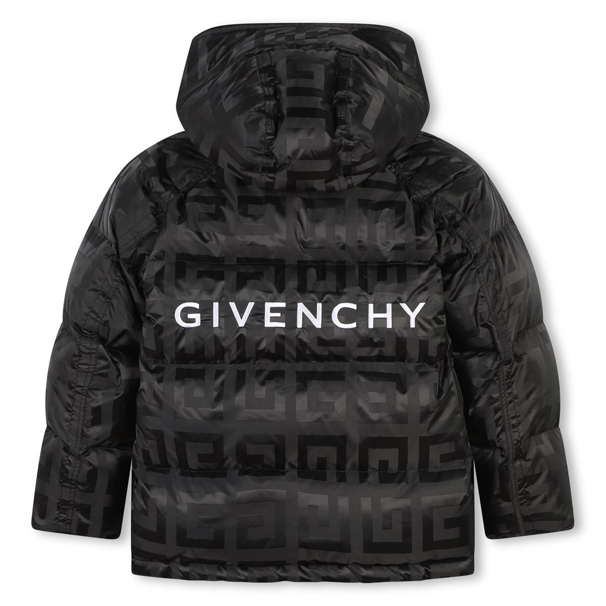 Boys Black Padded Down Jacket