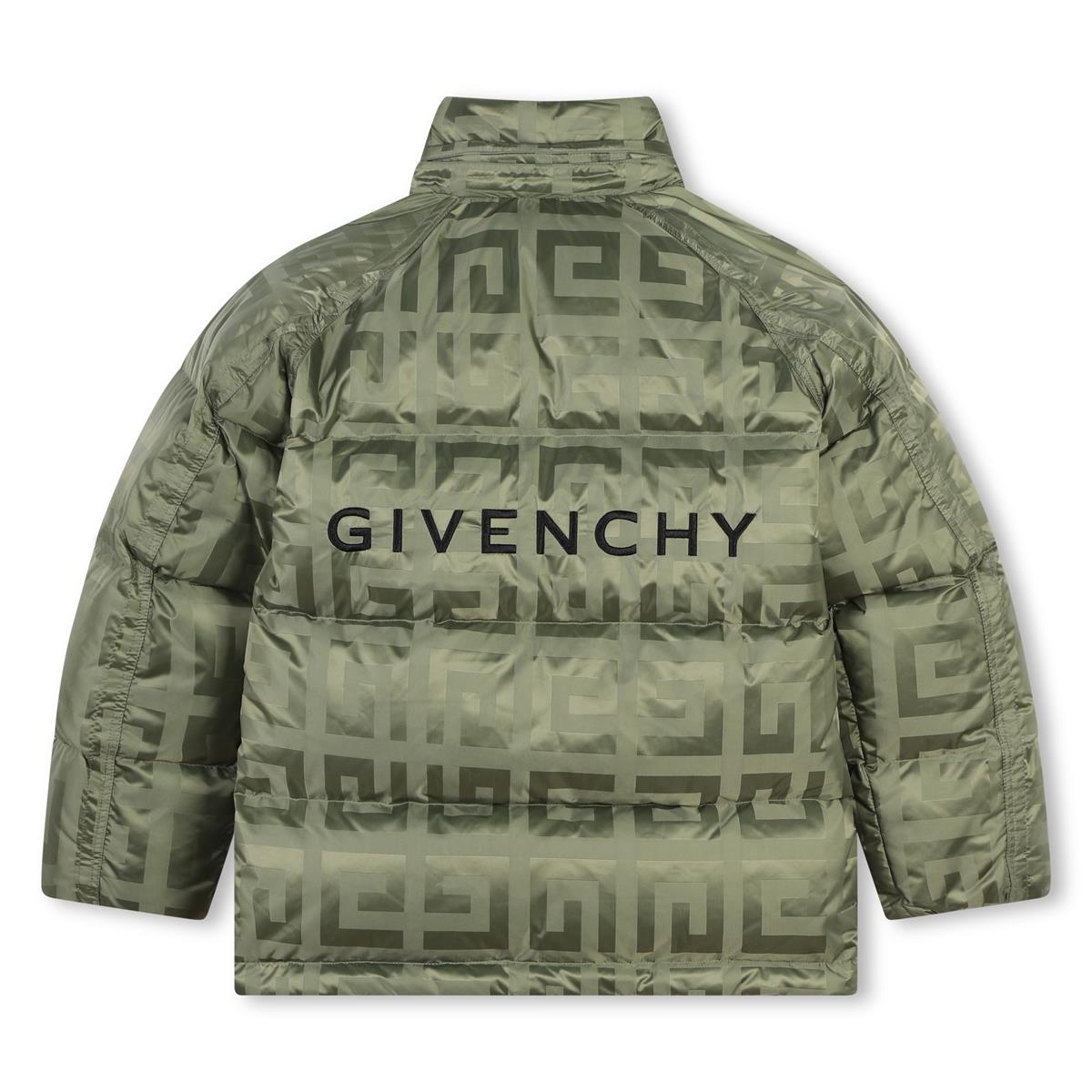 Boys Green Padded Down Jacket