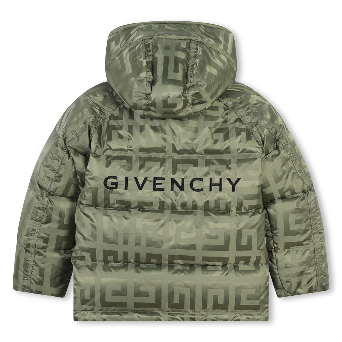 Boys Green Padded Down Jacket