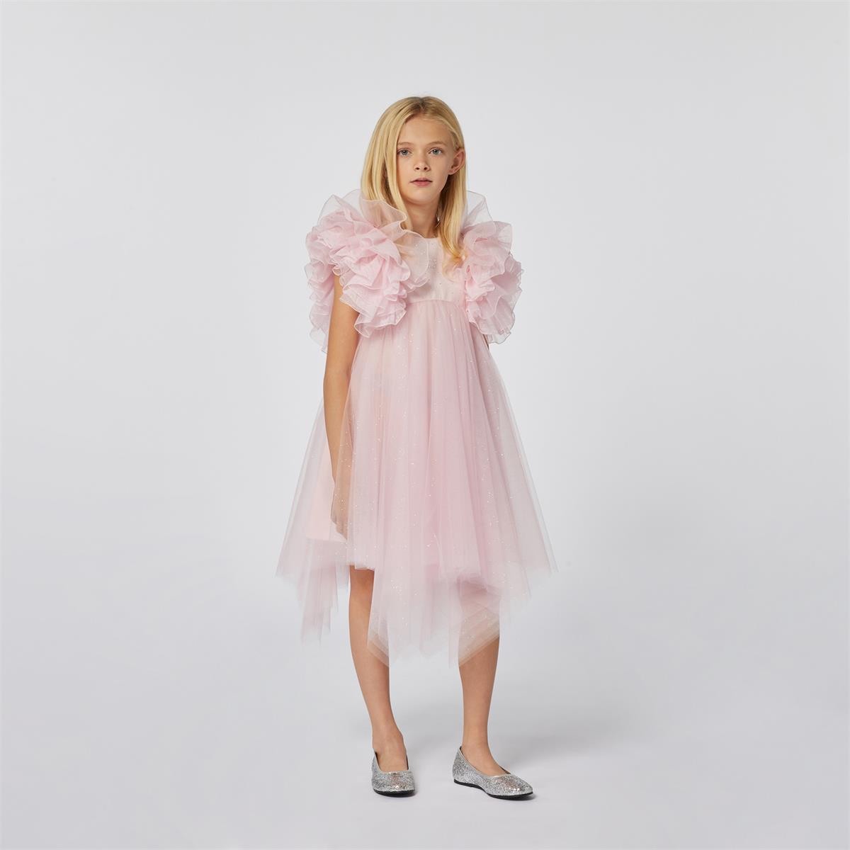 Girls Pink Tulle Dress