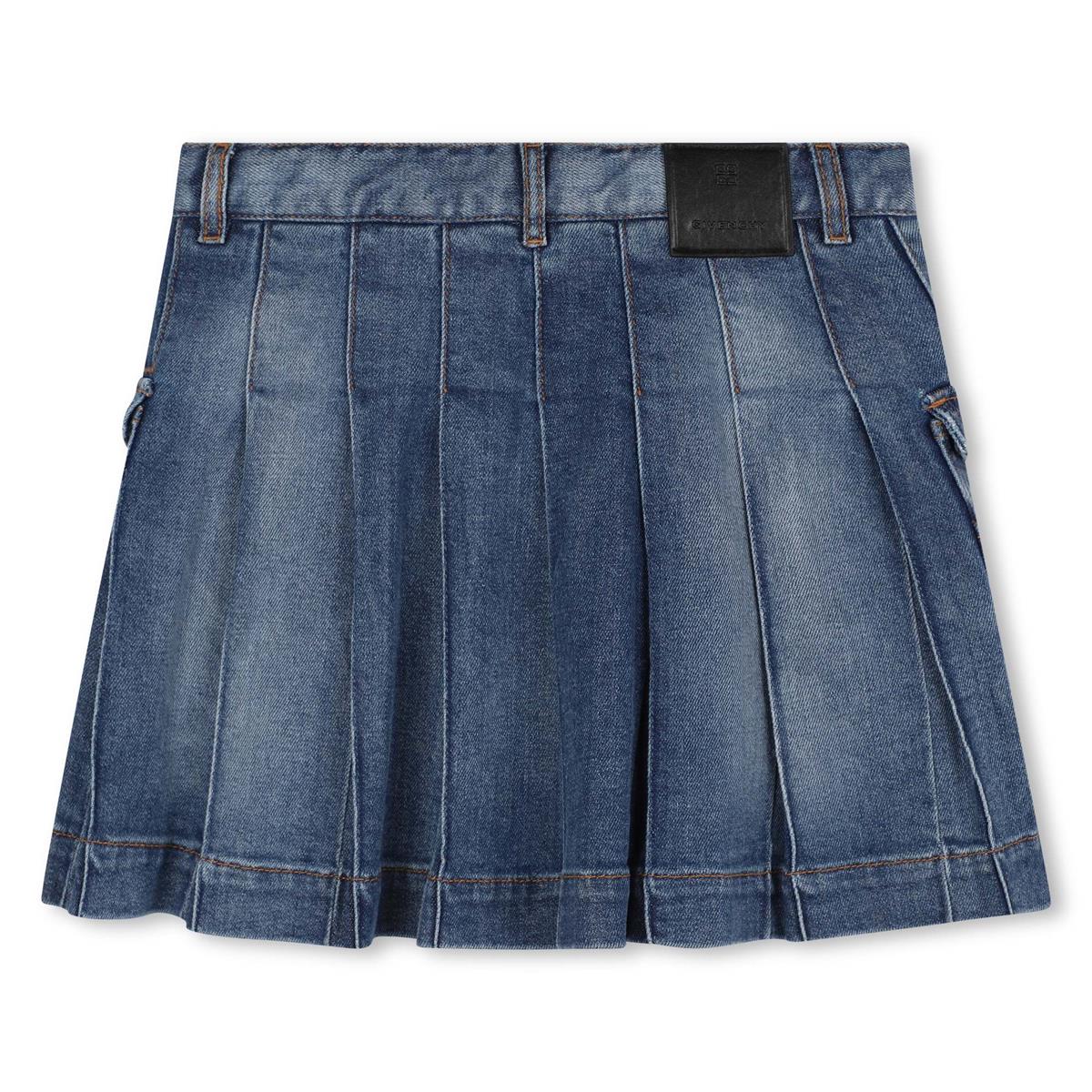 Girls Blue Denim Skirt