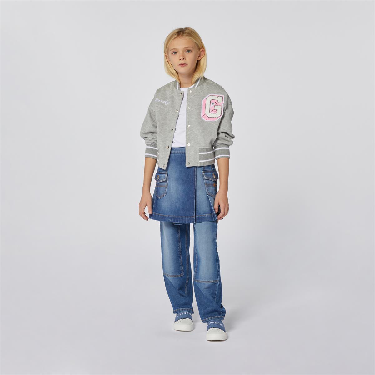 Girls Blue Denim Skirt