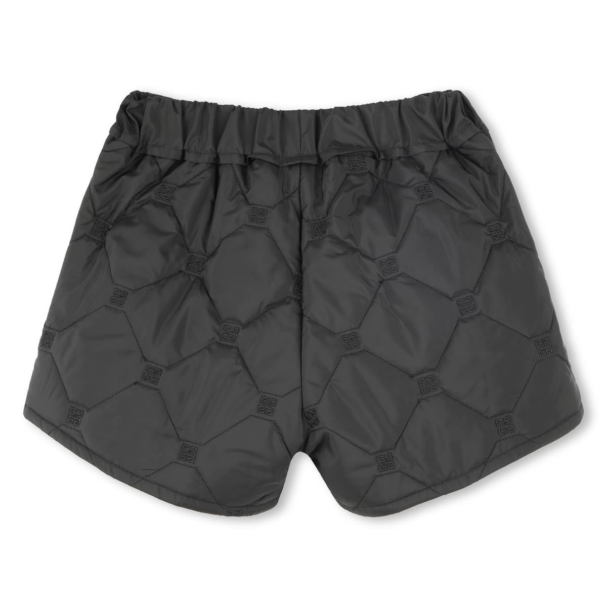 Girls Black Padded Shorts