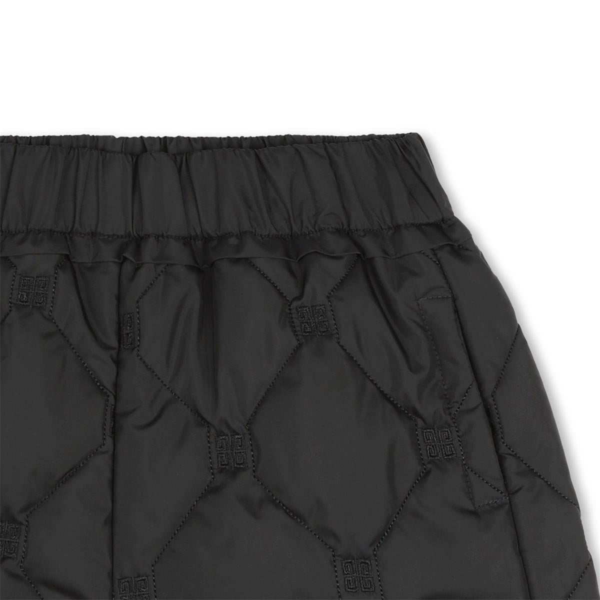 Girls Black Padded Shorts