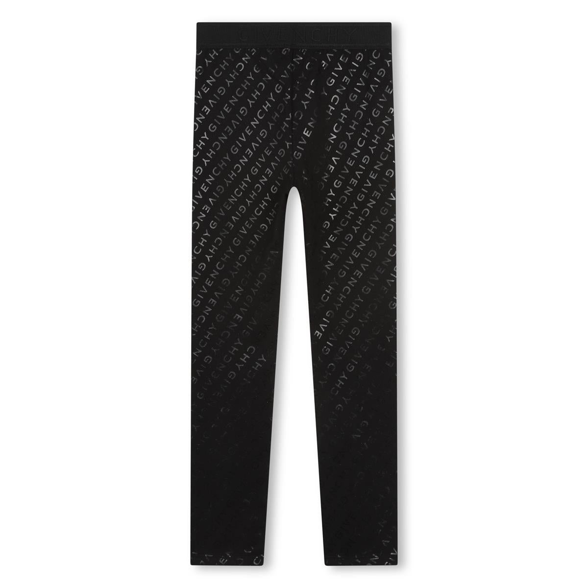 Girls Black Cotton Leggings