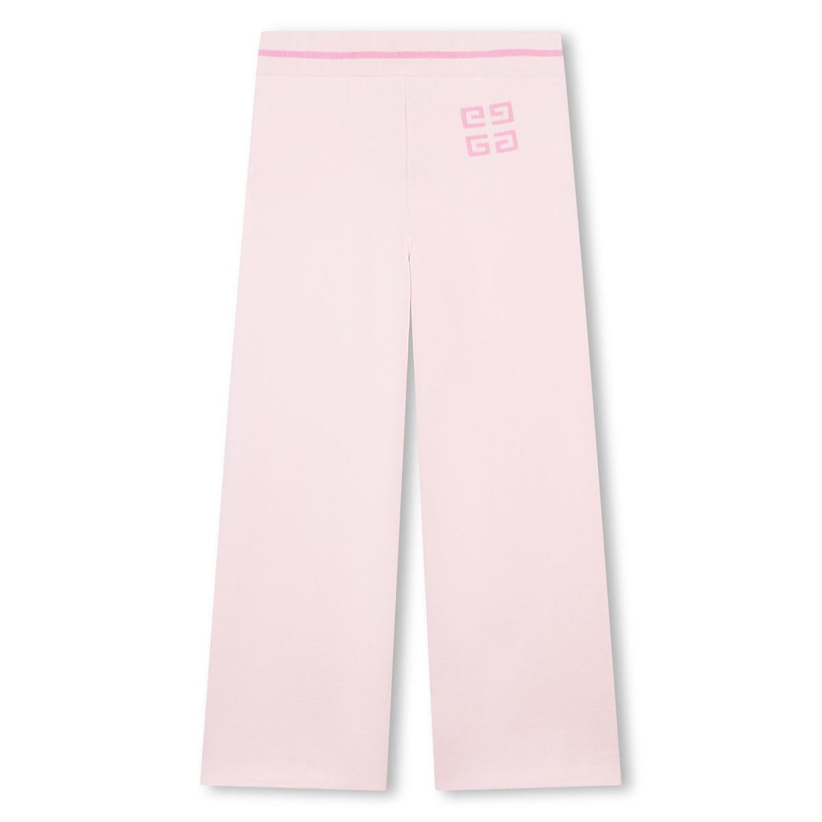 Girls Pink Cotton Trousers