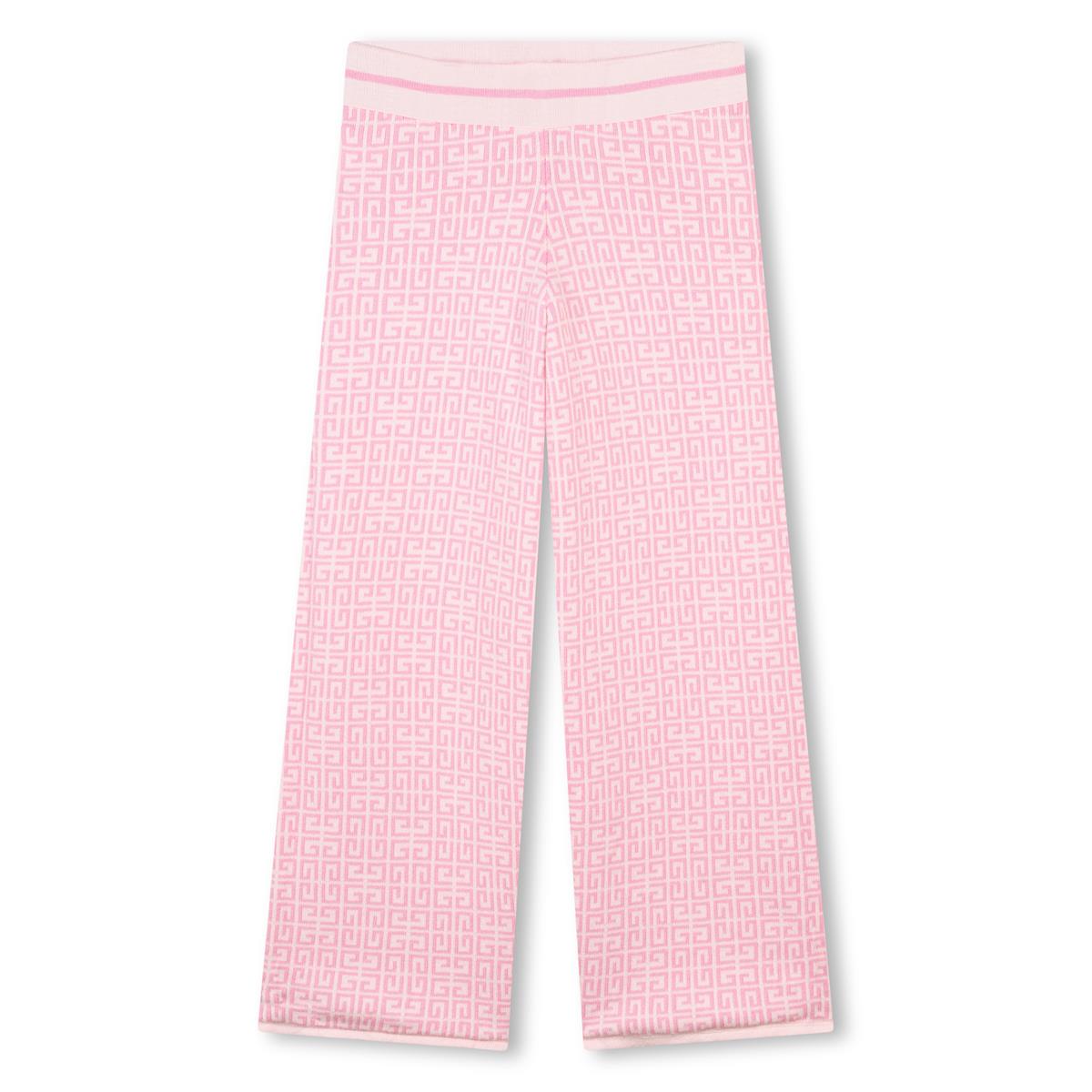 Girls Pink Cotton Trousers