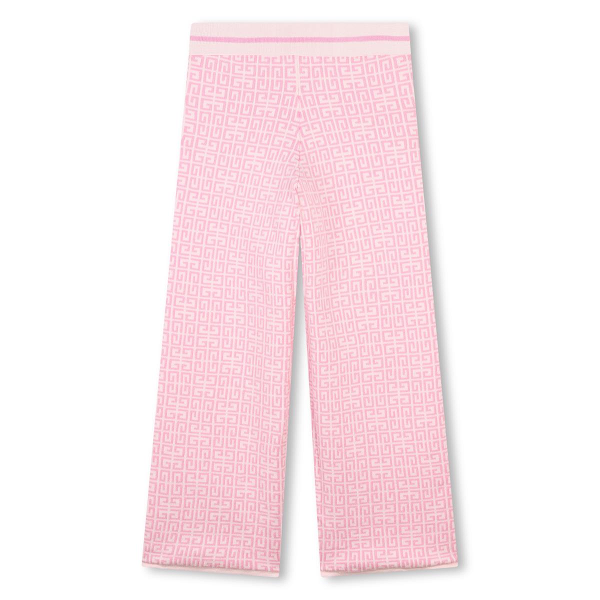 Girls Pink Cotton Trousers