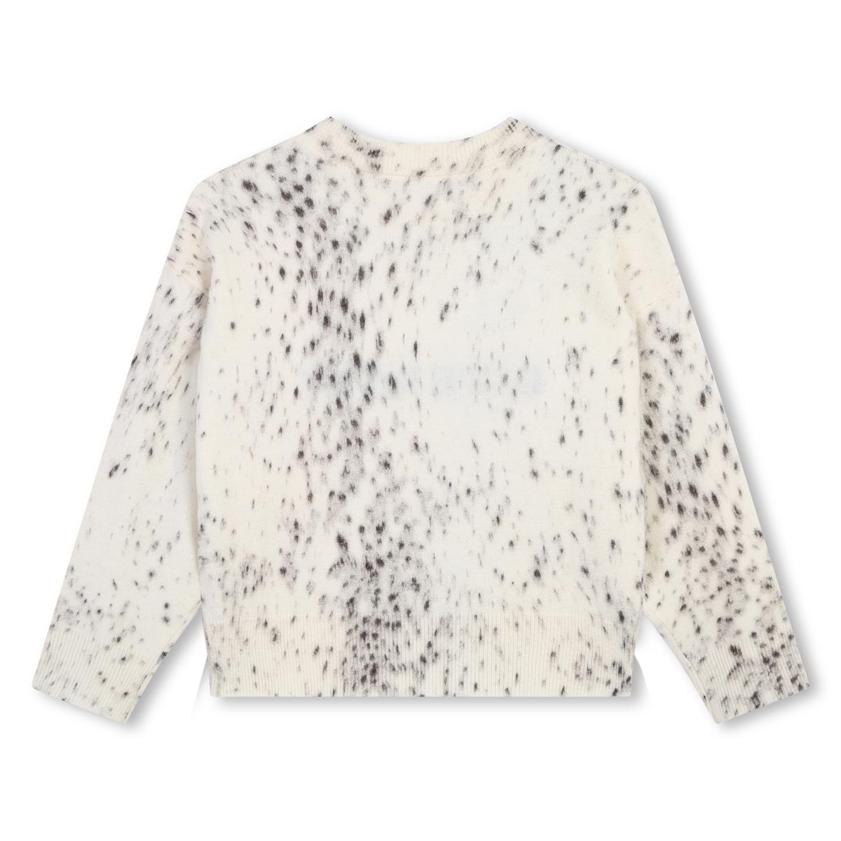 Girls Beige Wool Sweater