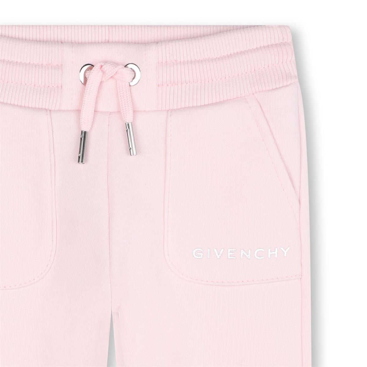 Baby Girls Pink Cotton Trousers