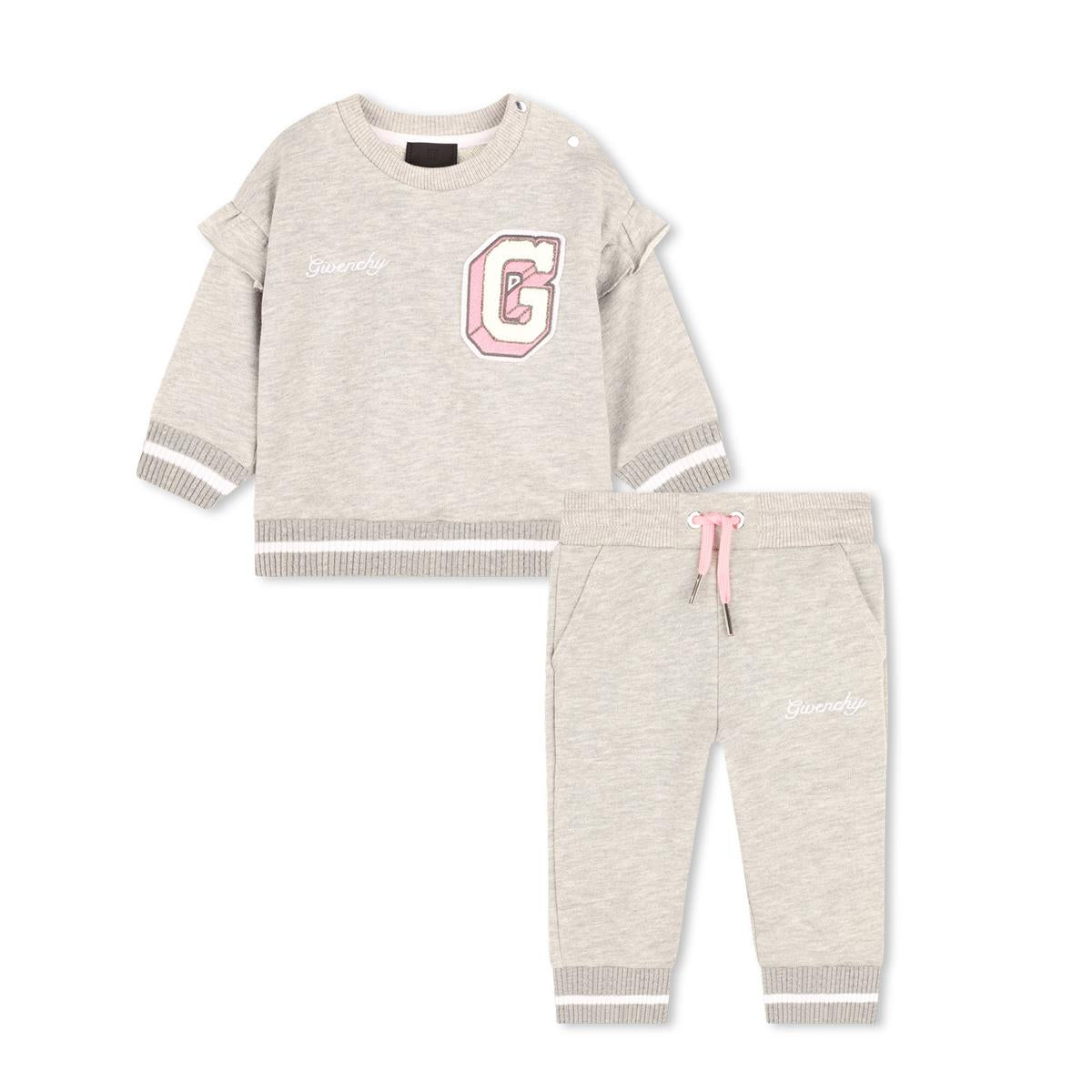 Baby Girls Beige Cotton Set