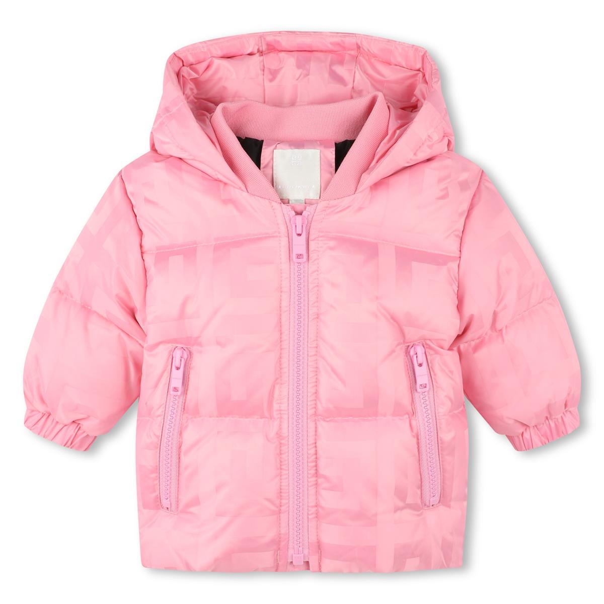 Baby Girls Pink Padded Down Jacket