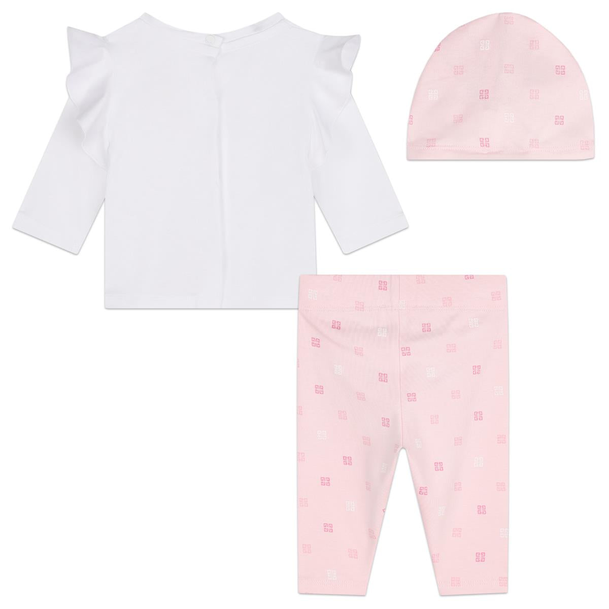 Baby Girls Pink Cotton Set