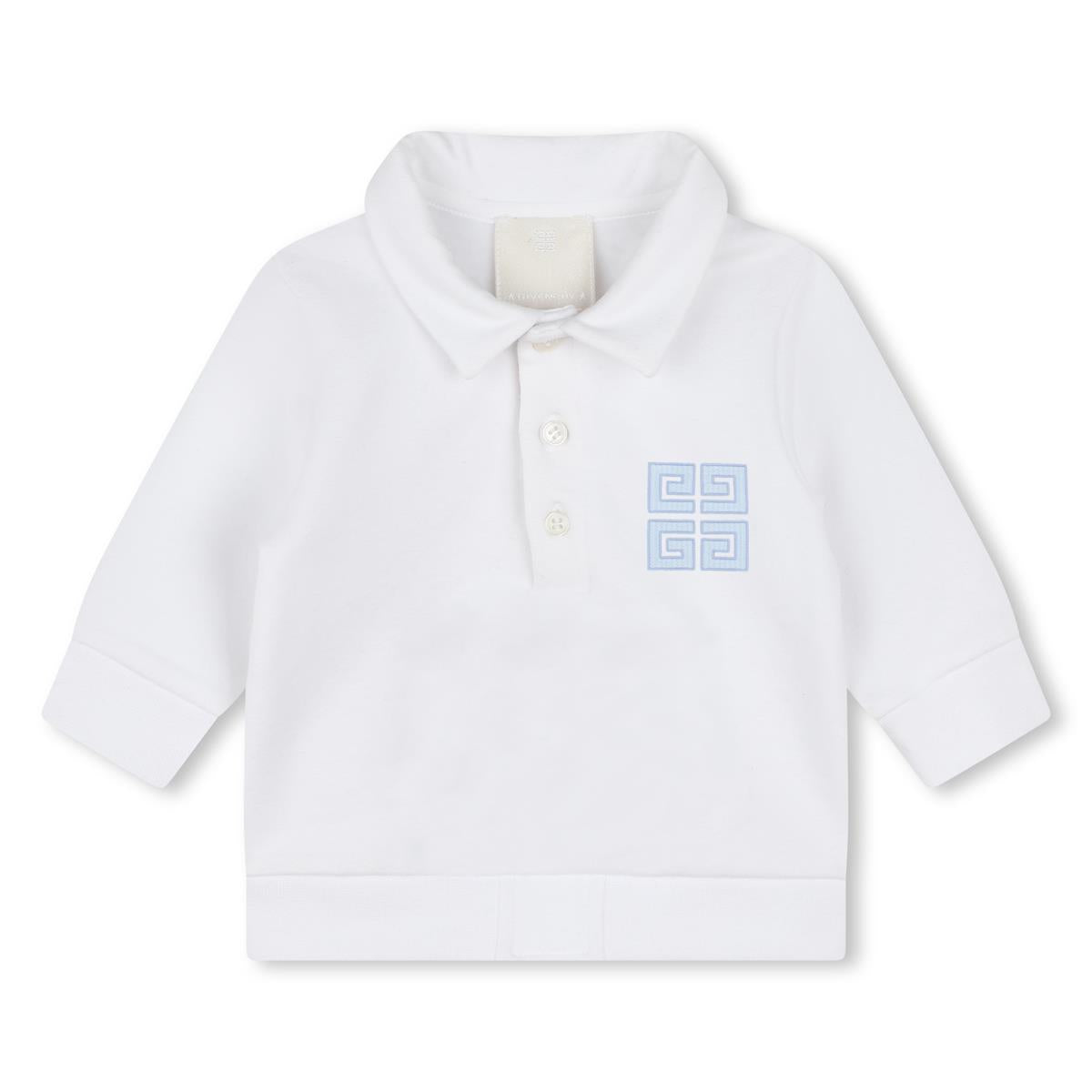 Baby Boys White Cotton Set