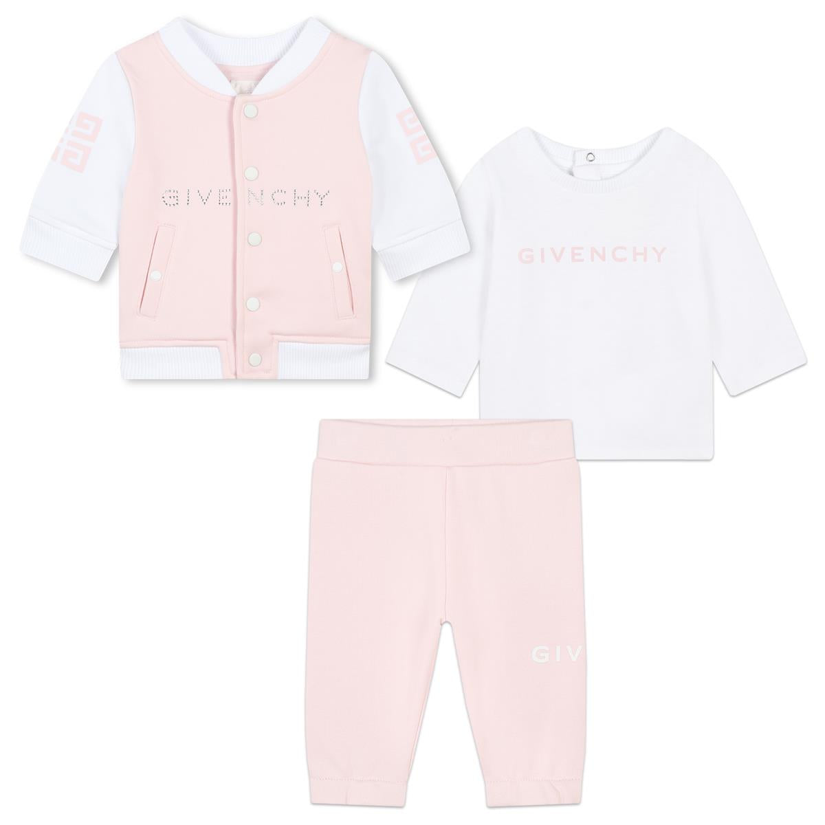 Baby Girls Pink Cotton Set