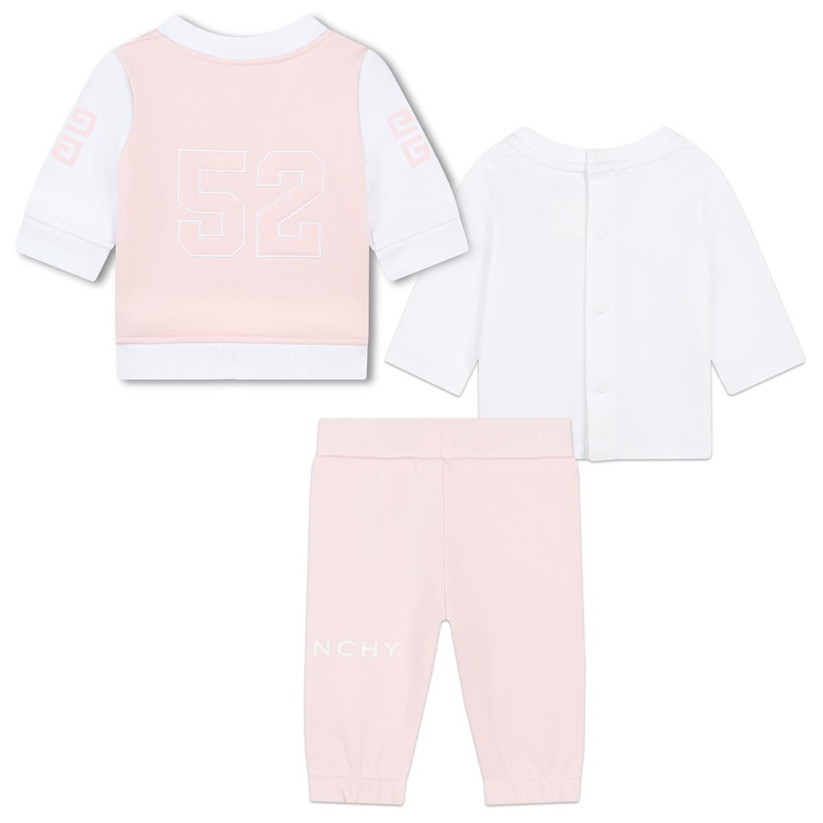 Baby Girls Pink Cotton Set