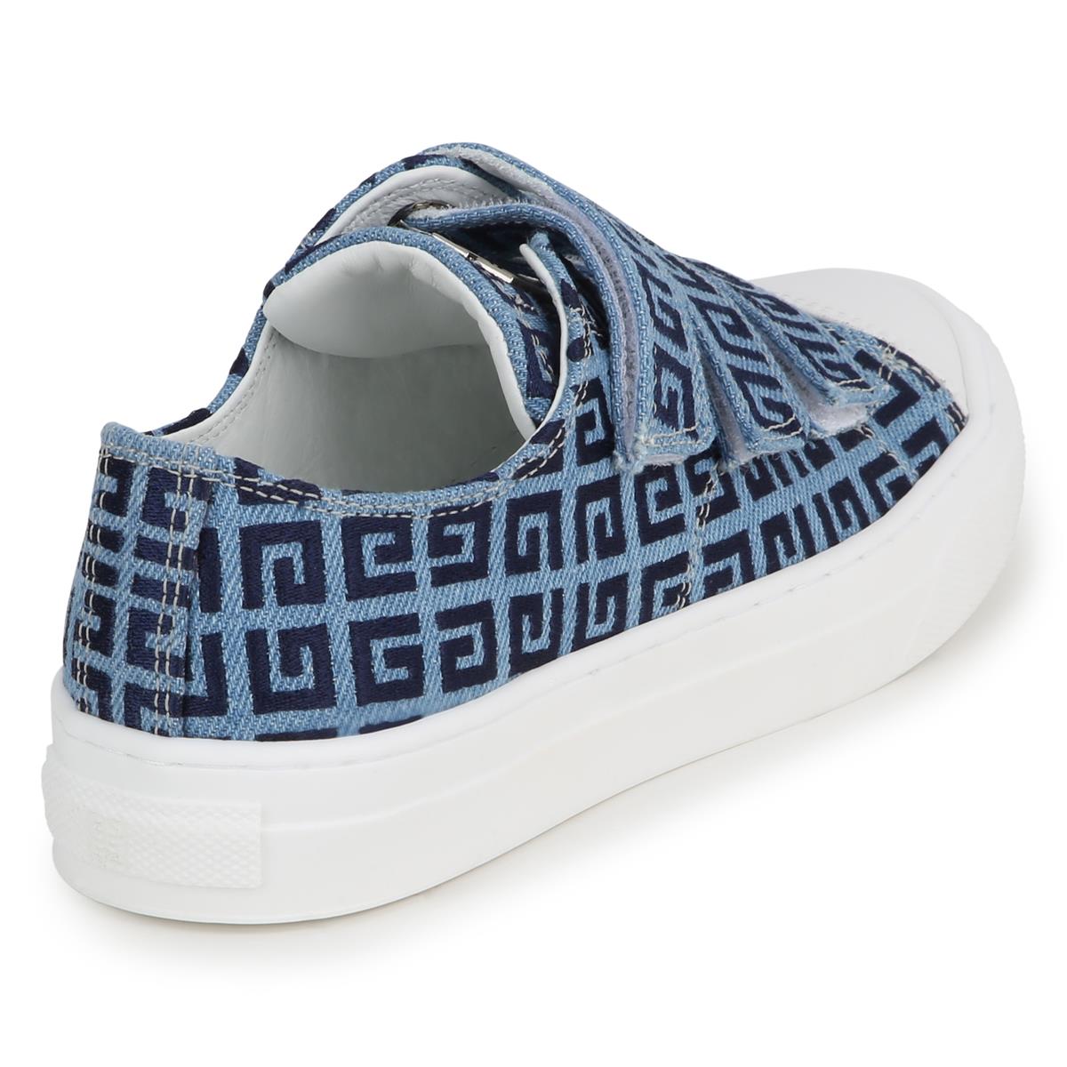 Boys & Girls Blue Logo Shoes