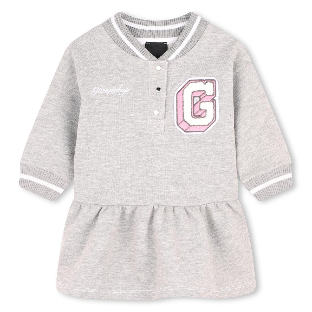 Baby Girls Grey Cotton Dress