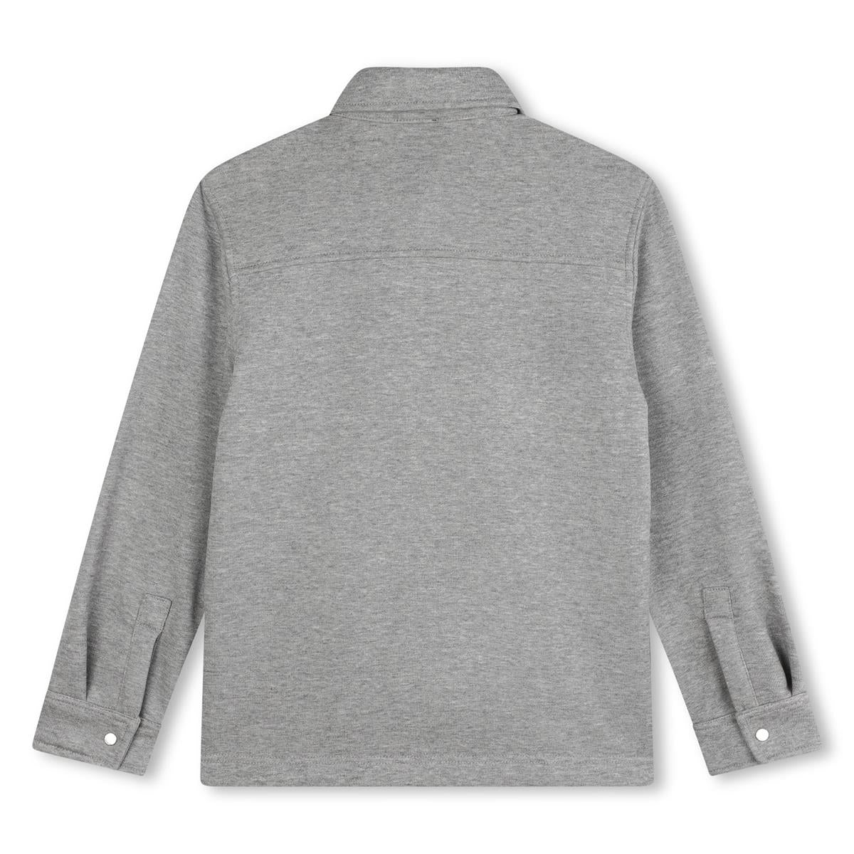 Boys Grey Cotton Shirt