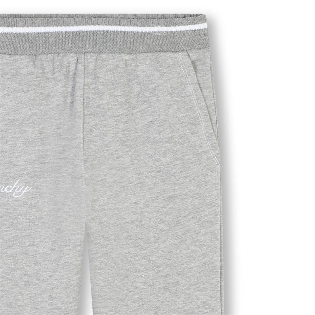 Girls Grey Cotton Trousers