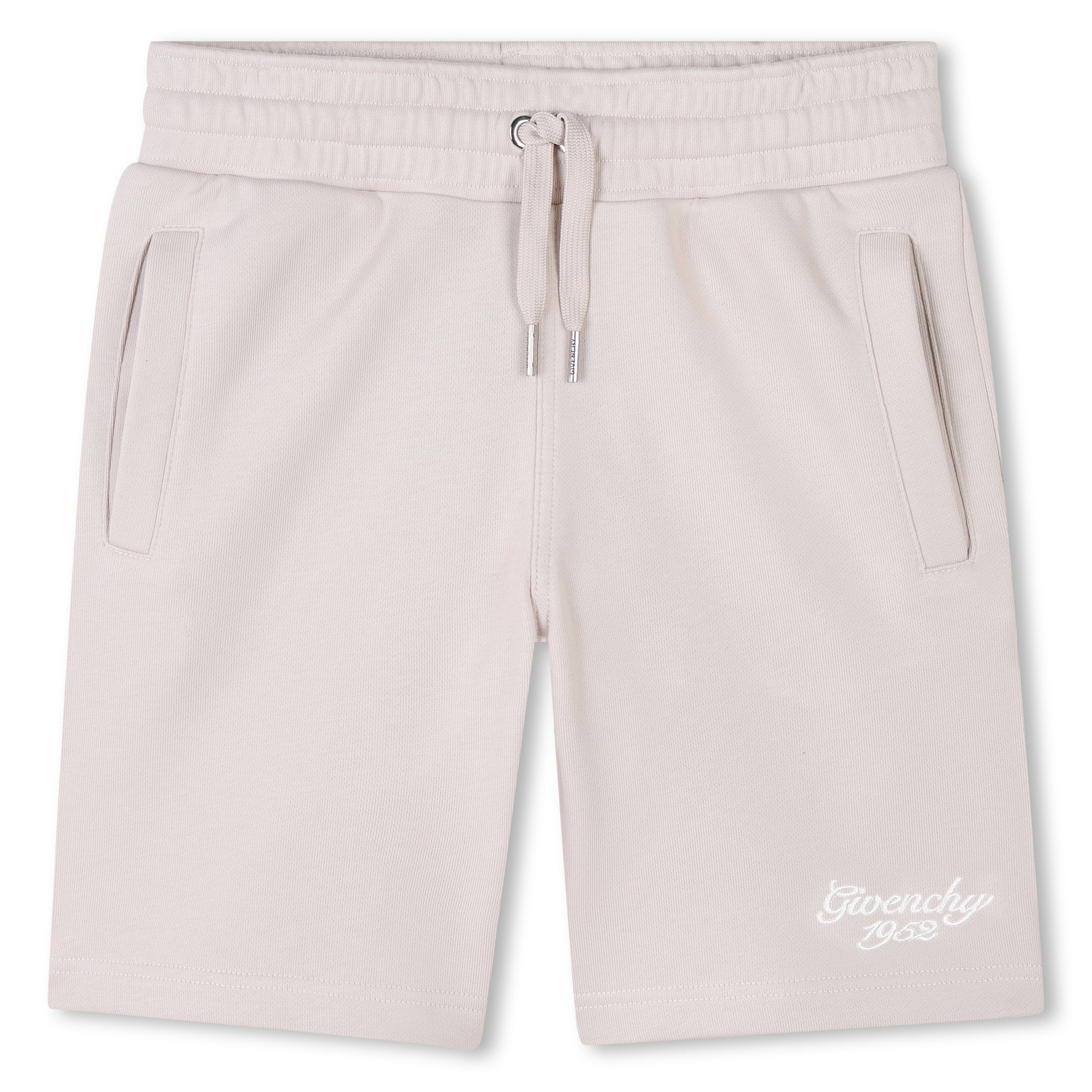 Boys Beige Cotton Shorts