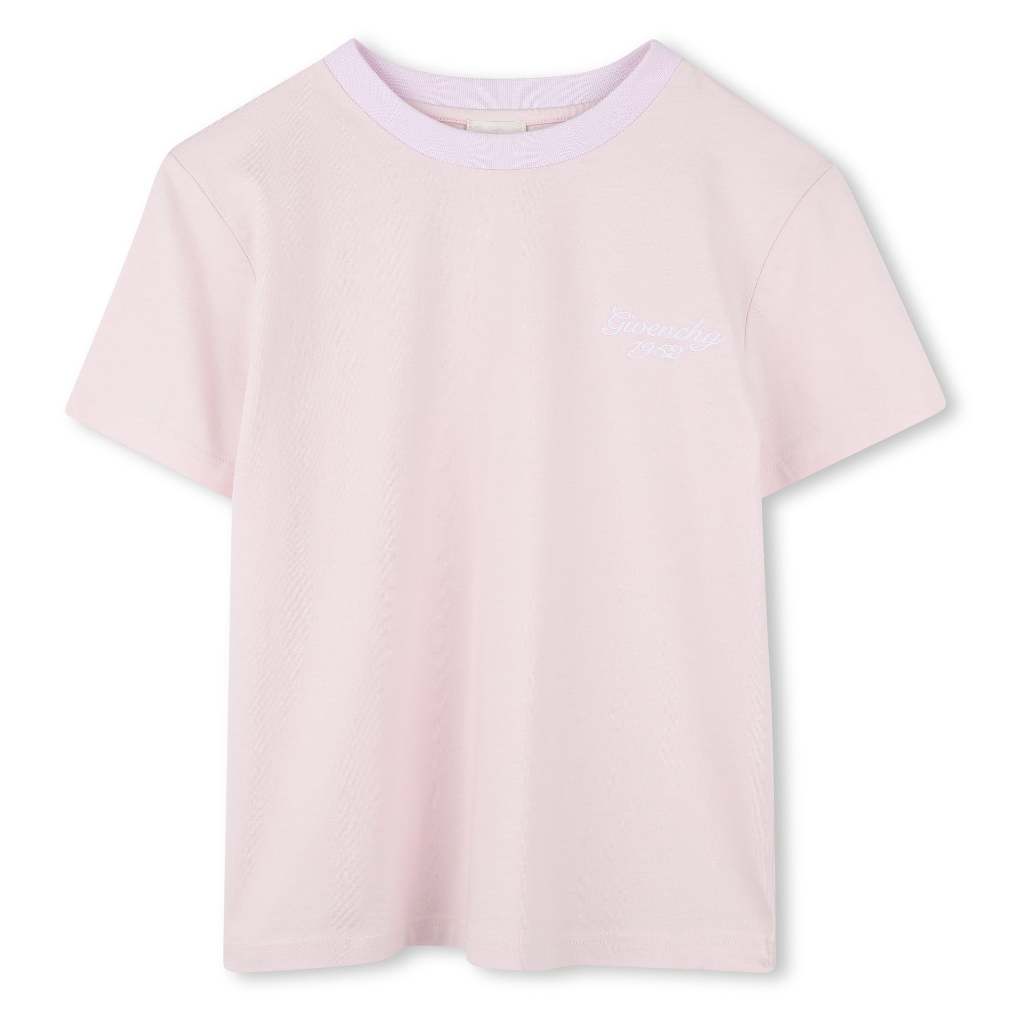 Boys & Girls Light Pink Cotton T-Shirt