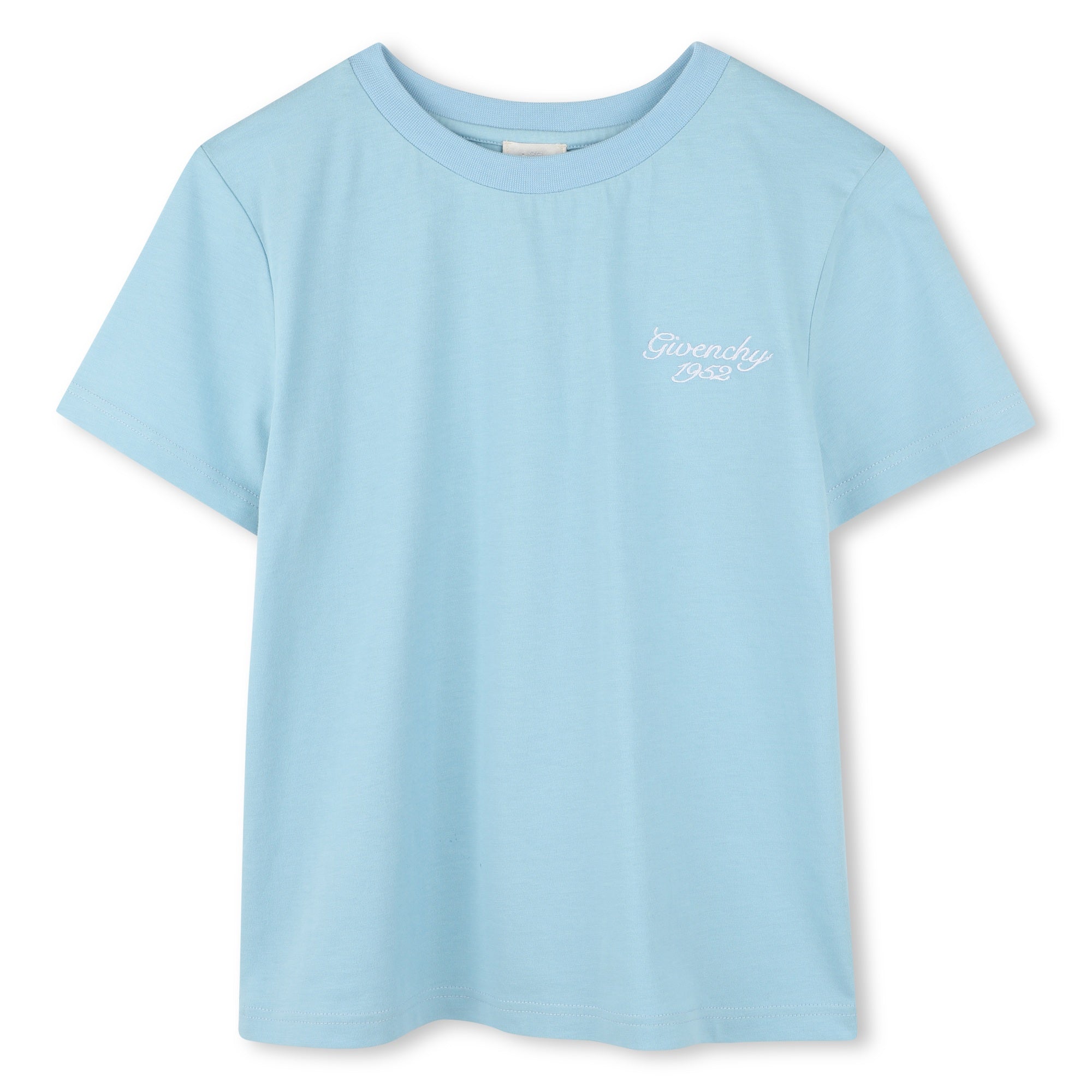 Boys & Girls Blue Cotton T-Shirt