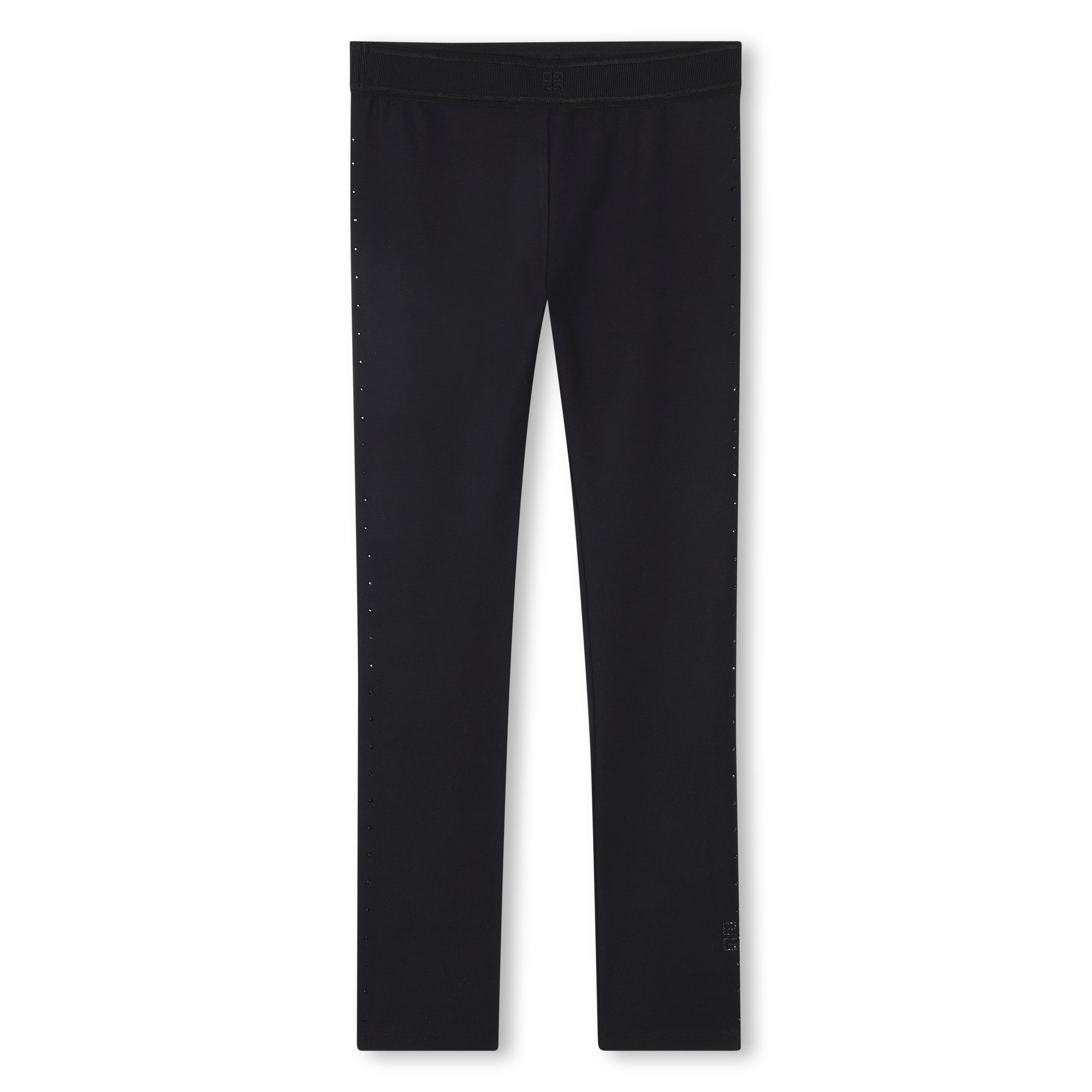 Girls Black Cotton Leggings