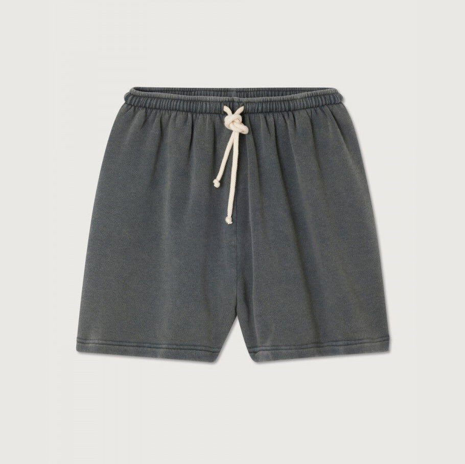 Women Dark Grey Cotton Shorts