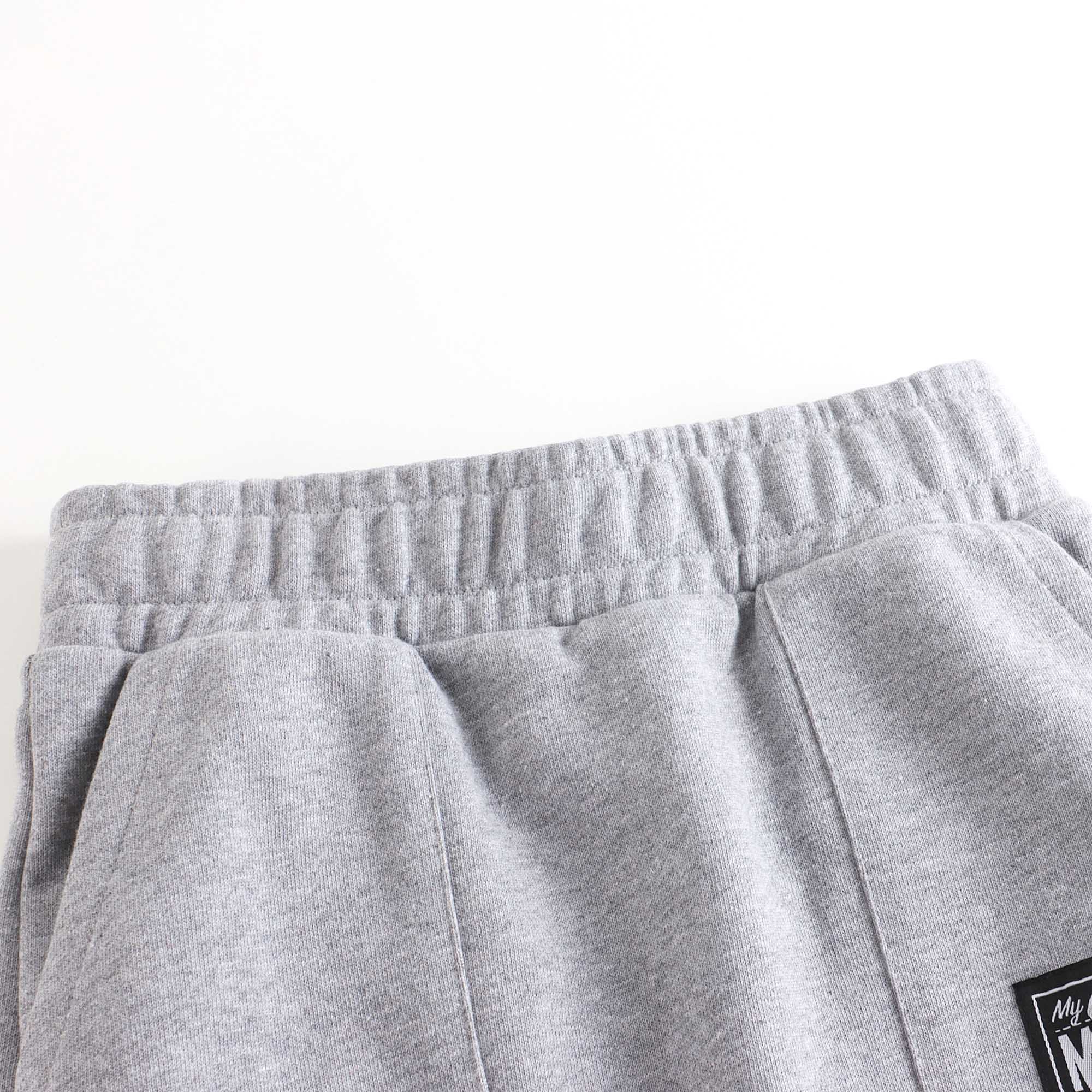 Girls Grey Cotton Skirt