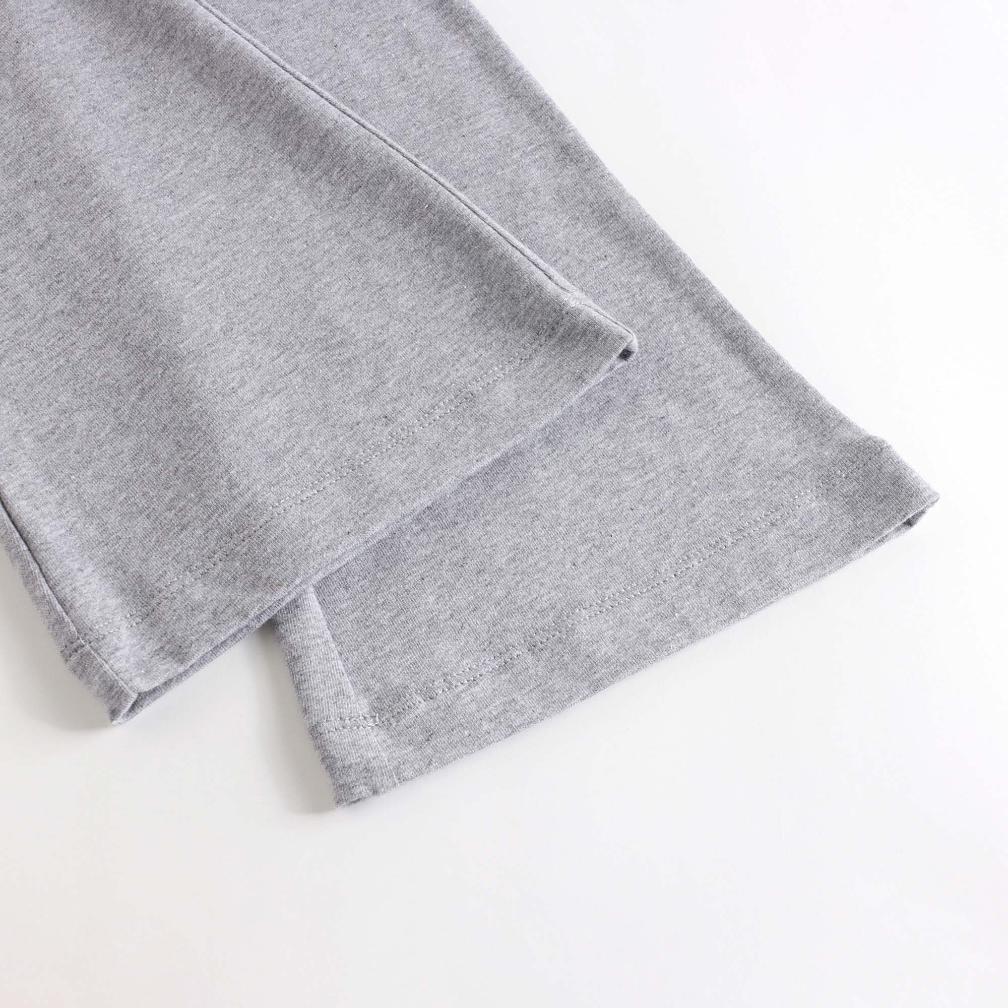 Girls Grey Cotton Flared Trousers