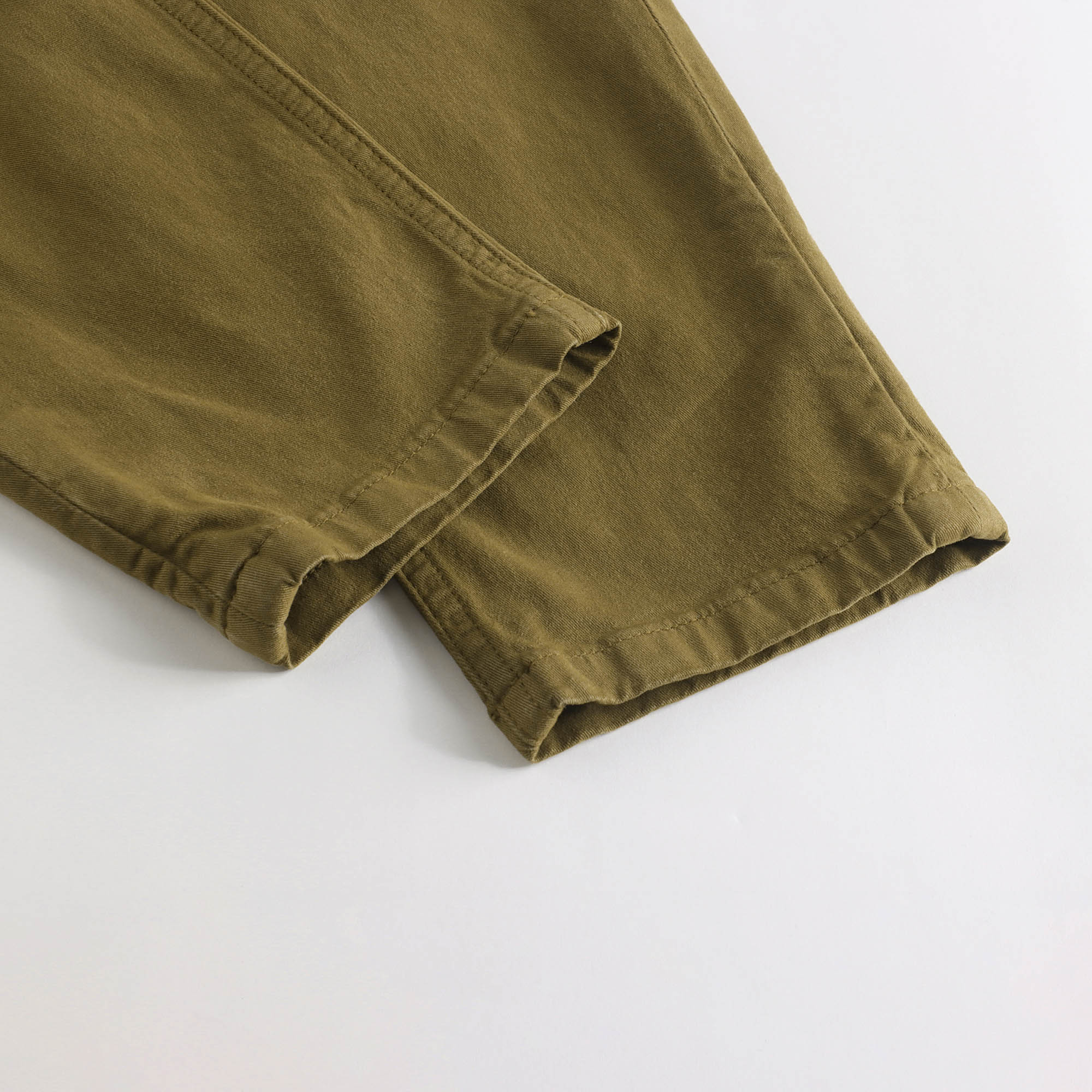 Girls Green Bronze Cotton Trousers