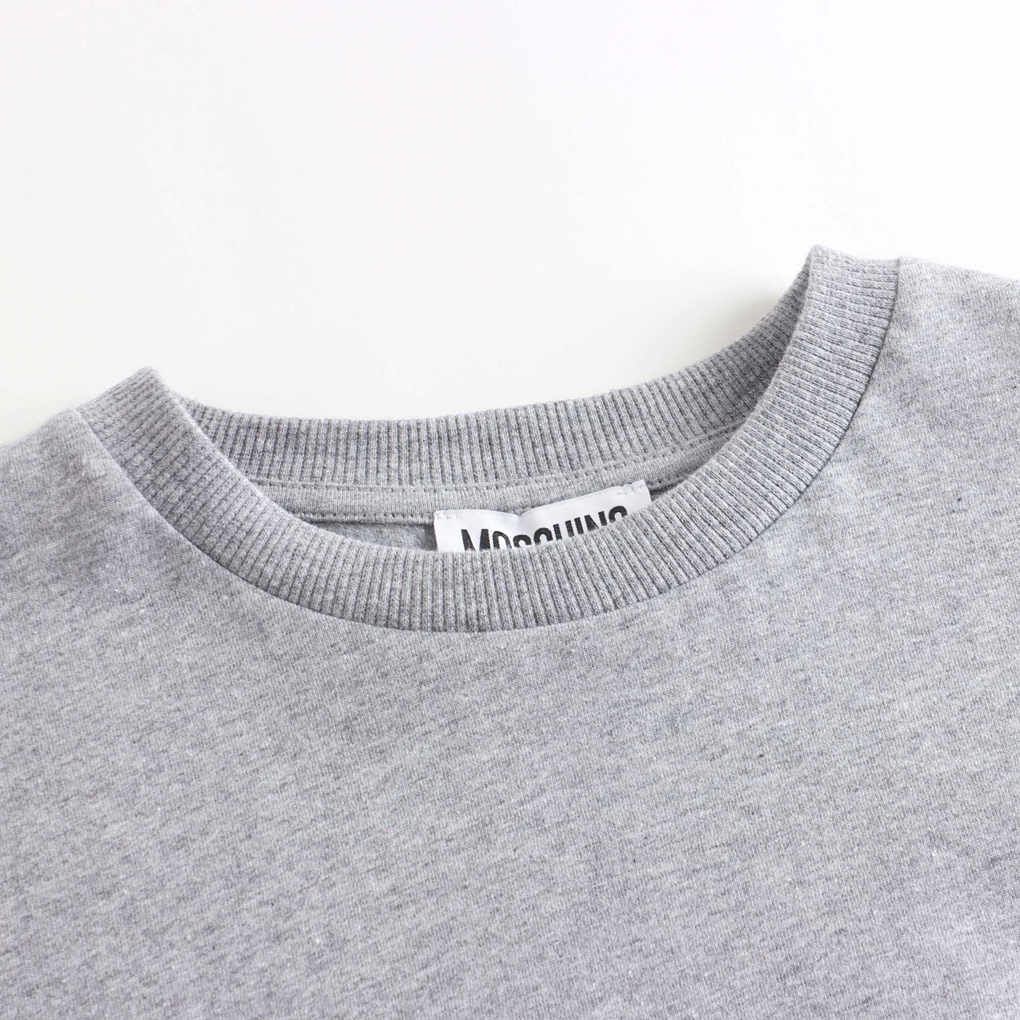 Boys & Girls Grey Cotton T-Shirt