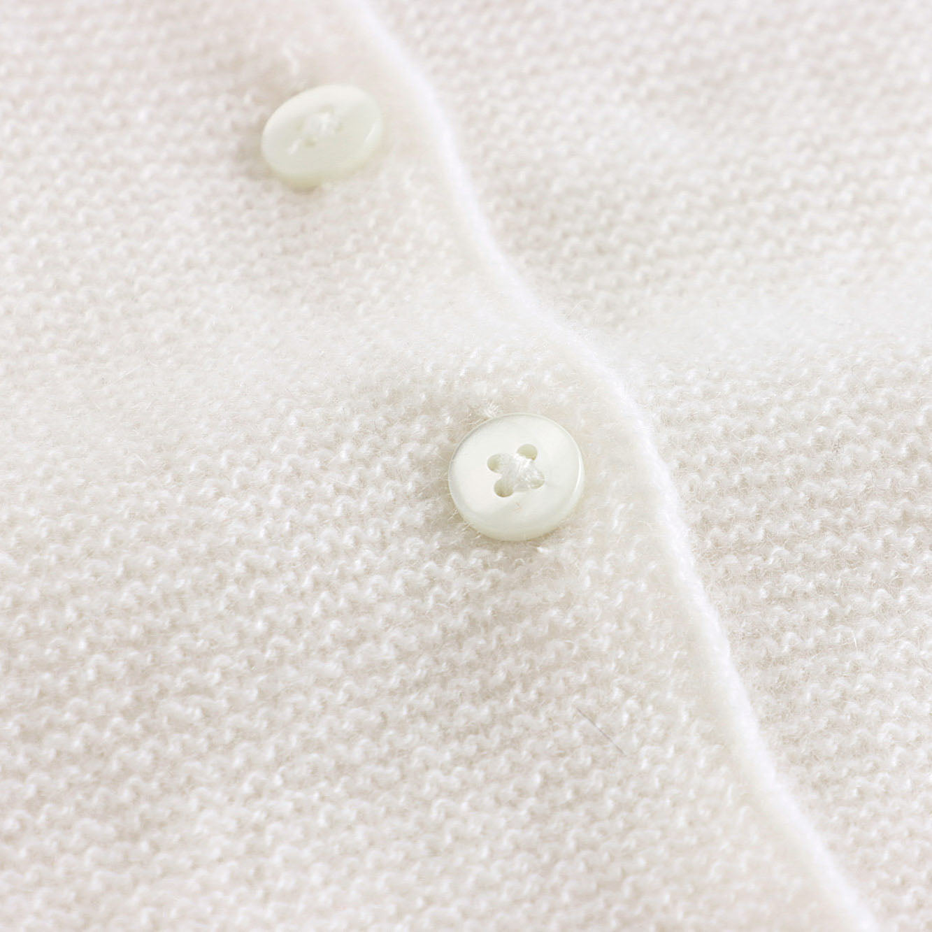 Baby Girls White Cashmere Cardigan